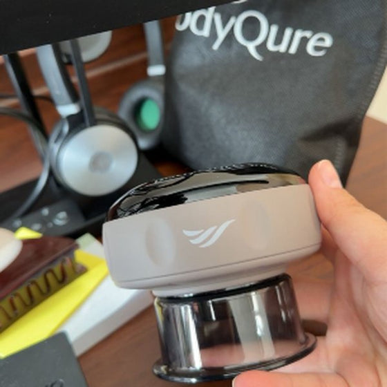 Customer photo of the BodyQure device